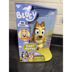 New 2018 Bluey Chat Mates Bingo Talking Articulated Dog Figure Moose Toys